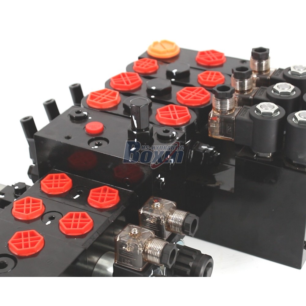 Multi-spool Electro-hydraulic Directional Control Valve DCV100E DCV58 detail image